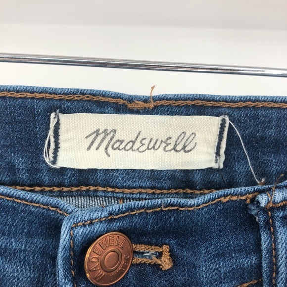 Madewell 26x28 9" Mid-Rise Skinny Jeans in Campton 0246 L9933 - Picture 4 of 10